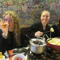 Picture of cheese fondue