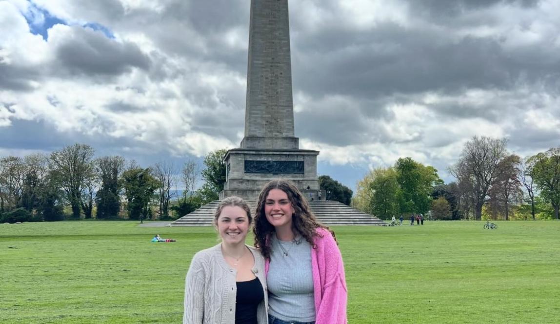 my friend and I at Phoenix Park