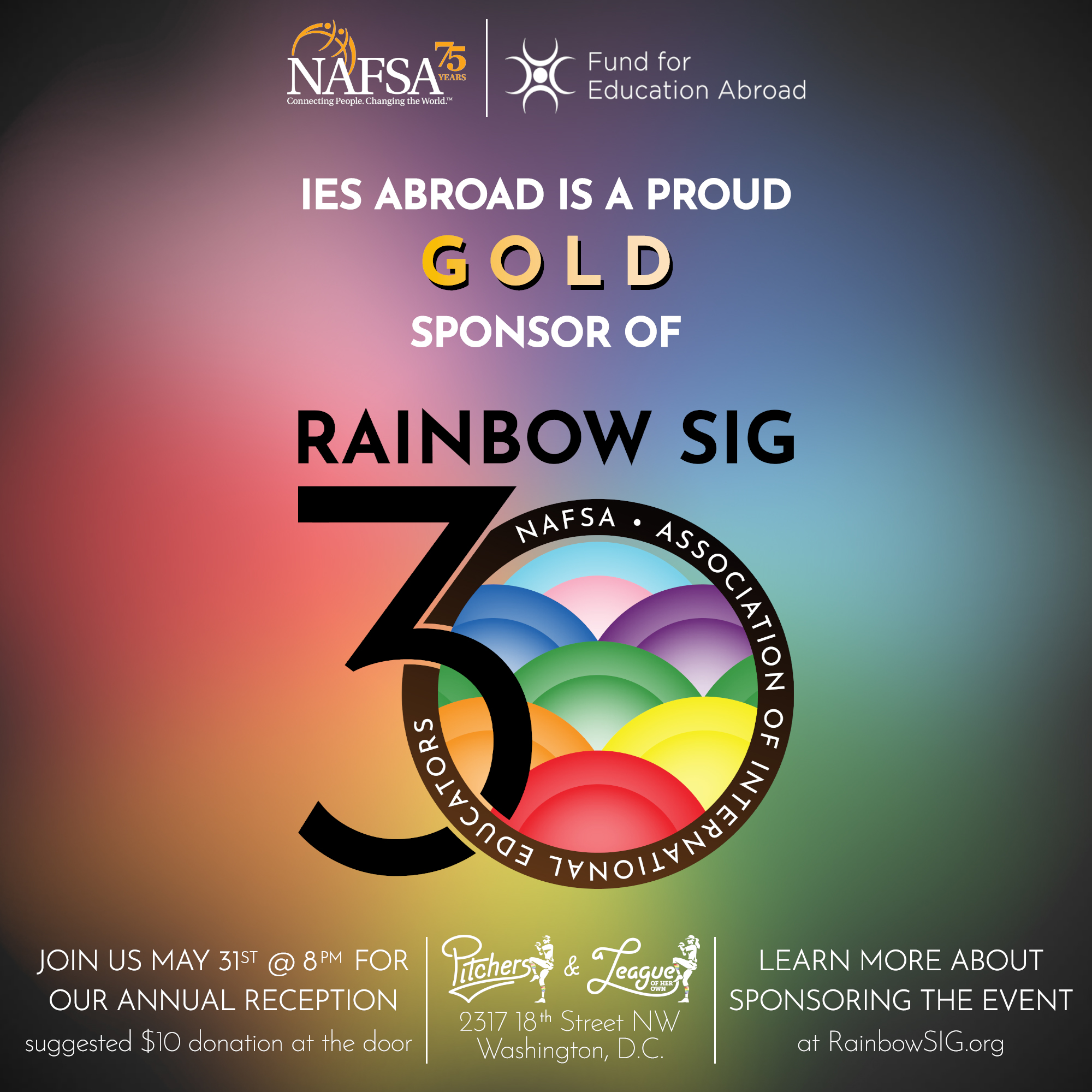 Rainbow SIG Reception at NAFSA Annual Conference IES Abroad