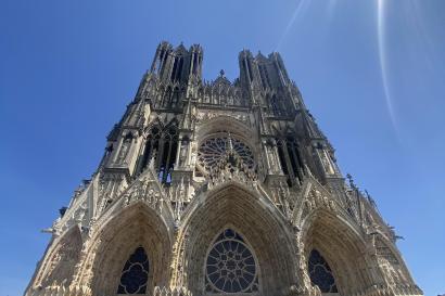 The Cathedral in Reims. Similar to the Notre Dame in Paris.