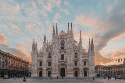 Stock Image of the Duomo in Milano