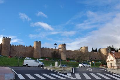 The medieval walls of Avila