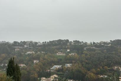 Rainy View of St. Paul-de-Vence