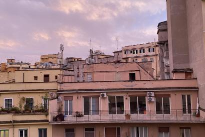 View of Mazzini neighborhood from a terrace