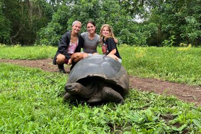 We visited a tortoise sanctuary that also gave us tours of the massive lava tunnels.