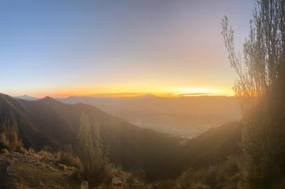 sunrise from Cruz de Loma
