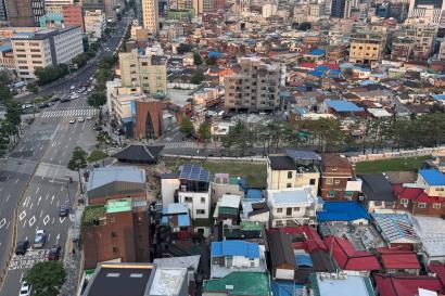 Rooftop view of Dongdaemun