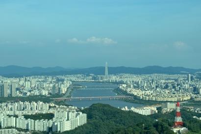 A view of Seoul from Namsan Tower