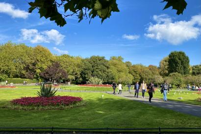 View in central St. Stephen’s Green