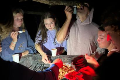 apple pie over the grill
