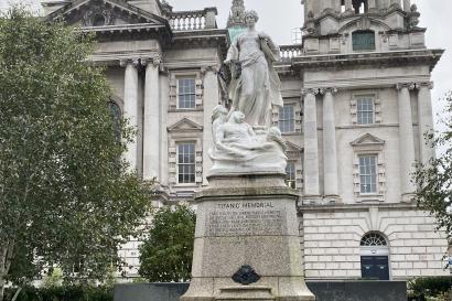 RMS Titanic Memorial in Belfast City Centre