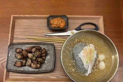 $7 Cold noodle + Pork dinner