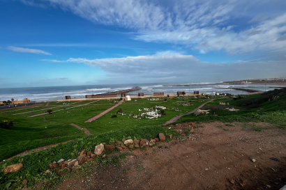 Rabat seaside in December after some good rain
