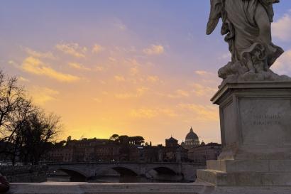 Sunset in Rome
