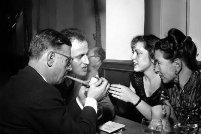 Mid-20th century Cafe de Flore negative. 