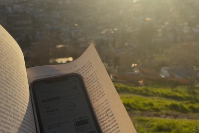 A book I read during sunset in San Miguel Alto.