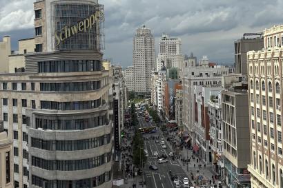 Picture from above of Gran Via (Callao)