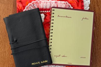 Photograph of my photo albums and scrapbook 