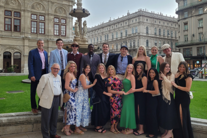 TCU students on a Customized Program in Vienna
