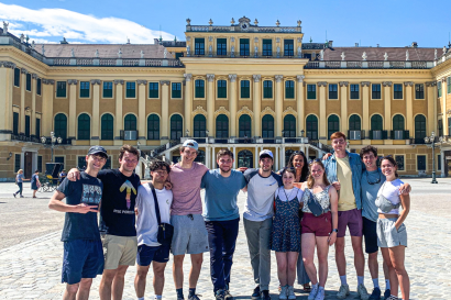 CU Boulder students on a Customized Program in Vienna
