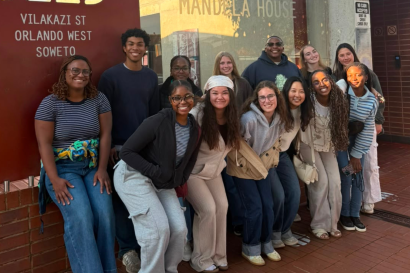 IES Abroad Cape Town on a field trip