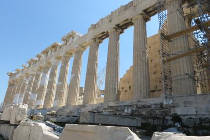 Ruins on Athens' Acropolis