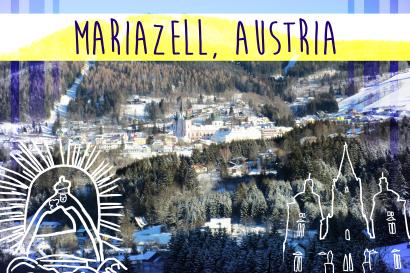 The city of Mariazell, Austria