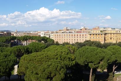 Panorama of Rome taken from the Castel Sant'Angelo