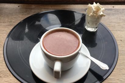An Italian hot chocolate from Coffee To Get Her at the Bernard Shaw.