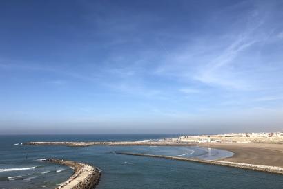 A view of the Atlantic Ocean from Rabat