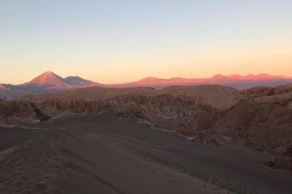 Sunset in Valle de Marte