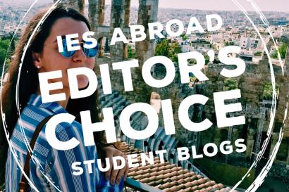 IES Abroad Editor's Choice for Student Blog 