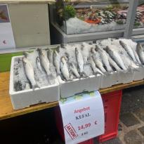Fish at Brunnenmarkt in the 16th district