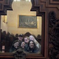 Mirror pic in Ávila Cathedral