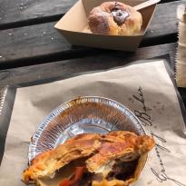 Meat Pie and cronut