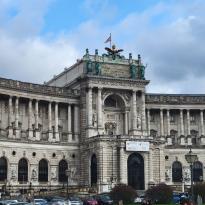 Shown is the Hofburg Palace in Vienna.