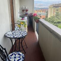 our airbnb balcony in Florence