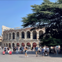 Arena in the Verona's city heart