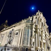 Image of Basilica Cathedrale Sant’Agatha at Night