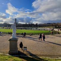 The Luxembourg Gardens lit up with sunlight