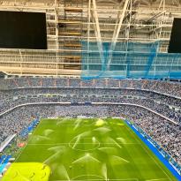 A picture of Santiago Bernabeu Stadium in Madrid