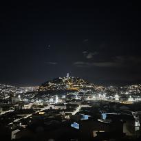 Quito skyline at night