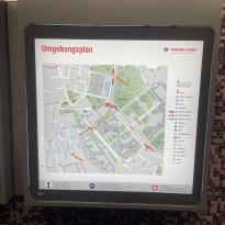 Station map of Volkstheater