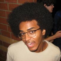 Me! Smiling at the camera