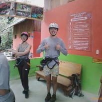 Ziplining in Mindo