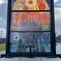 Game of Thrones Stained Glass at Titanic Belfast
