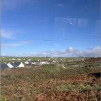Houses in a rural landscape