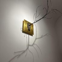 Art piece in a museum