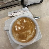 Cup of cafe con leche