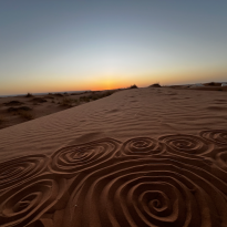 Sunrise on the Sahara